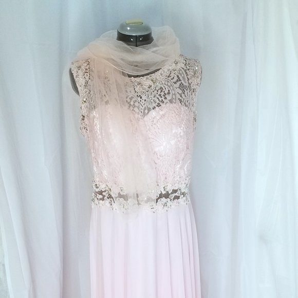 Brand unknown, 6/8, soft pink, comes with scarf. - Picture 5 of 6